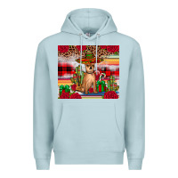 Blue Mist Chihuahua Christmas Premium Hoodie - JahusDesignShop