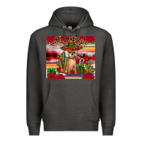 Charcoal Heather Chihuahua Christmas Premium Hoodie - JahusDesignShop