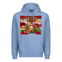 Colony Blue Chihuahua Christmas Premium Hoodie - JahusDesignShop