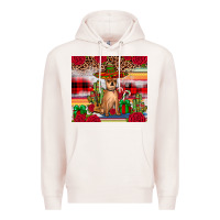 Pale Pink Chihuahua Christmas Premium Hoodie - JahusDesignShop