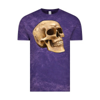 Cloud Purple skull Vintage Tee - Artiststas