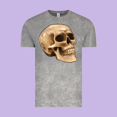 Skull Vintage Tee Designed By Artiststas
