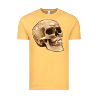 Vintage Mustard skull Vintage Tee - Artiststas