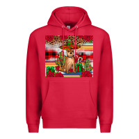 Cardinal Chihuahua Christmas Premium Hoodie - JahusDesignShop