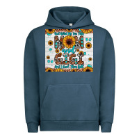 Pigment Midnight Navy god gifted me two titles mom and gigi and i rock them both Urban Hoodie - JahusDesignShop