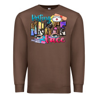 Chestnut resting nurse face Premium Sweatshirt - Zillion Design Studio