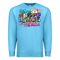 Ocean Blue resting nurse face Premium Sweatshirt - Zillion Design Studio