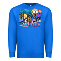 True Royal resting nurse face Premium Sweatshirt - Zillion Design Studio