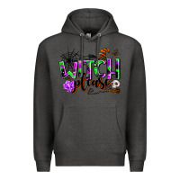 Charcoal Heather witch please Premium Hoodie - AdoDesignShop