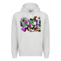Dove Grey witch please Premium Hoodie - AdoDesignShop