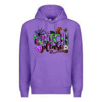 Purple witch please Premium Hoodie - AdoDesignShop