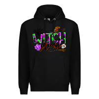 Black witch please Premium Hoodie - AdoDesignShop