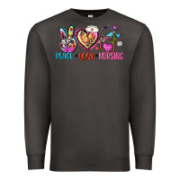 Smoke peace love nursing Premium Sweatshirt - Zillion Design Studio