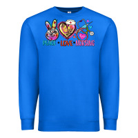 True Royal peace love nursing Premium Sweatshirt - Zillion Design Studio