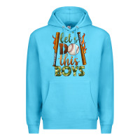 Ocean Blue let's do this boys baseball Premium Hoodie - BundleAndBundleShop