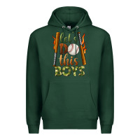 Sports Green let's do this boys baseball Premium Hoodie - BundleAndBundleShop