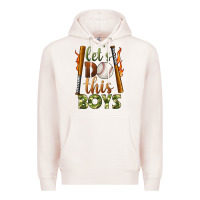 Pale Pink let's do this boys baseball Premium Hoodie - BundleAndBundleShop