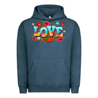 Pigment Midnight Navy love summer Urban Hoodie - AdoDesignShop