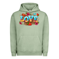 Pigment Oil Green love summer Urban Hoodie - AdoDesignShop