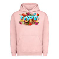Pigment Salmon love summer Urban Hoodie - AdoDesignShop