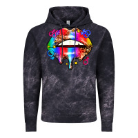 Cloud Black pride lips Vintage Hoodie - AdoDesignShop