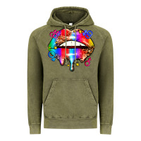 Vintage Olive pride lips Vintage Hoodie - AdoDesignShop
