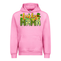 Fuchsia Pink lucky mama Urban Hoodie - Artiststas