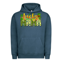 Pigment Midnight Navy lucky mama Urban Hoodie - Artiststas