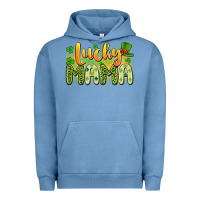 Pigment Pebble Blue lucky mama Urban Hoodie - Artiststas