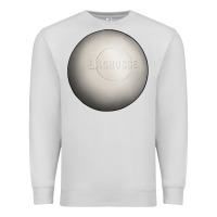 Dove Grey lacrosse ball Premium Sweatshirt - texasbilliewilder