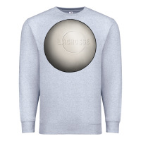 Heather Grey lacrosse ball Premium Sweatshirt - texasbilliewilder