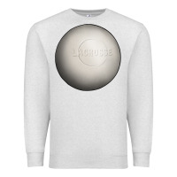 Oatmeal Heather lacrosse ball Premium Sweatshirt - texasbilliewilder