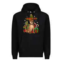Black Chihuahua Christmas Premium Hoodie - JahusDesignShop