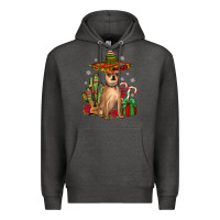 Charcoal Heather Chihuahua Christmas Premium Hoodie - JahusDesignShop