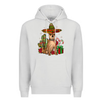 Dove Grey Chihuahua Christmas Premium Hoodie - JahusDesignShop