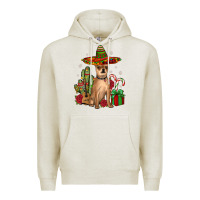 Oatmeal Heather Chihuahua Christmas Premium Hoodie - JahusDesignShop