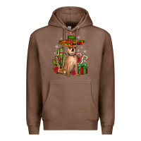 Chestnut Chihuahua Christmas Premium Hoodie - JahusDesignShop