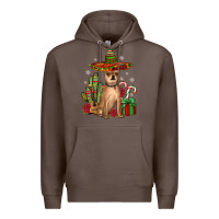 Coffee Chihuahua Christmas Premium Hoodie - JahusDesignShop