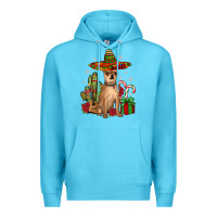 Ocean Blue Chihuahua Christmas Premium Hoodie - JahusDesignShop