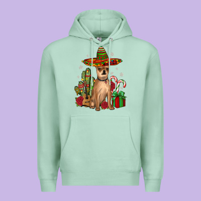 Chihuahua Christmas Premium Hoodie Designed By Jahusdesignshop