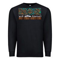 Black Rusty Sunflowers with Cowhide and Turquoise Premium Sweatshirt - RanaPortraitStore