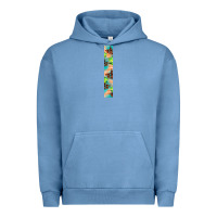 Pigment Pebble Blue Fall Urban Hoodie - BundleAndBundleShop