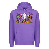 Purple spooky season Premium Hoodie - AdoDesignShop