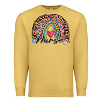 Antique Gold nurse rainbow Premium Sweatshirt - Zillion Design Studio