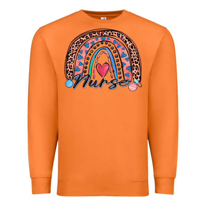 Nurse Rainbow Premium Sweatshirt by Zillion Design Studio | Teevron
