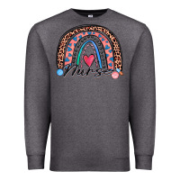 Charcoal Heather nurse rainbow Premium Sweatshirt - Zillion Design Studio