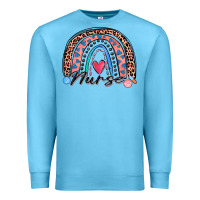 Ocean Blue nurse rainbow Premium Sweatshirt - Zillion Design Studio