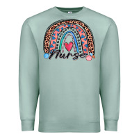 Seafoam nurse rainbow Premium Sweatshirt - Zillion Design Studio