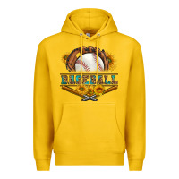Lemon western baseball with sunflower Premium Hoodie - BundleAndBundleShop