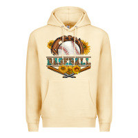 Pina Colada western baseball with sunflower Premium Hoodie - BundleAndBundleShop